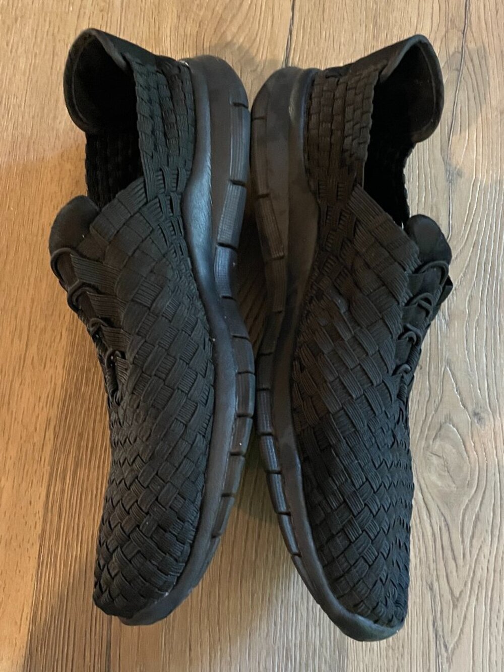 bernie mev. Men's Black Slip-on Low Top Athletic Sneakers Lightweight 46/12